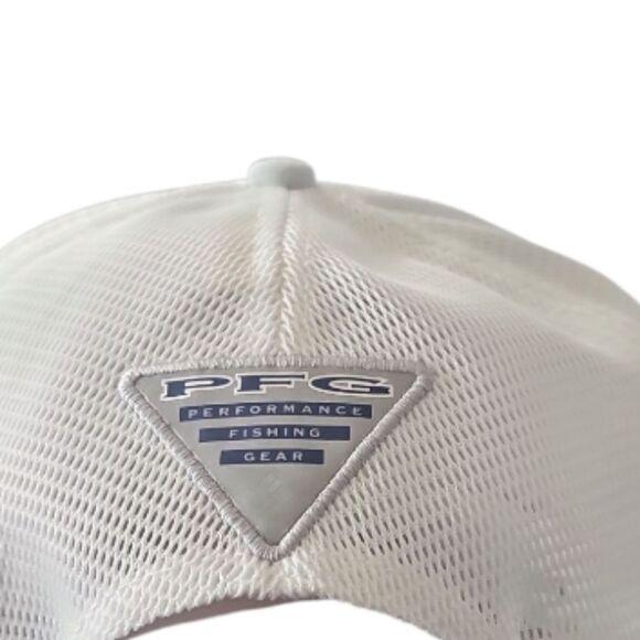 Columbia Mesh Trucker Hat PFG Performance Fishing Cap Gray Adjustable Unisex - Picture 11 of 11